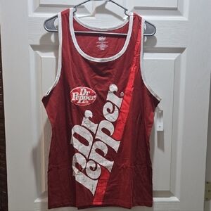 Bioworld Dr Pepper Red Graphic Tee